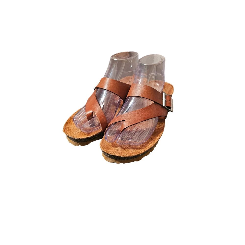 Yokono Women's Shoes Sandals Tan Flip Flop Size 9‎ SKU#08424